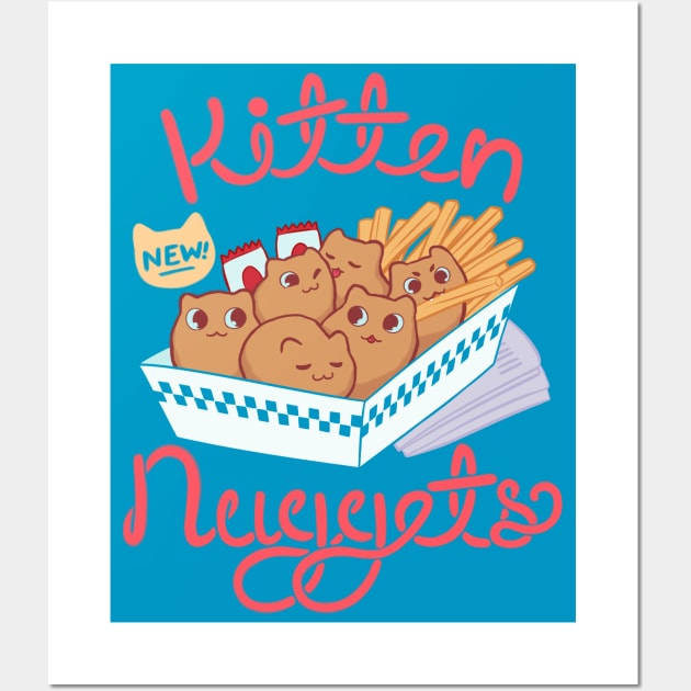 Kitten Nuggets Wall Art by Starling